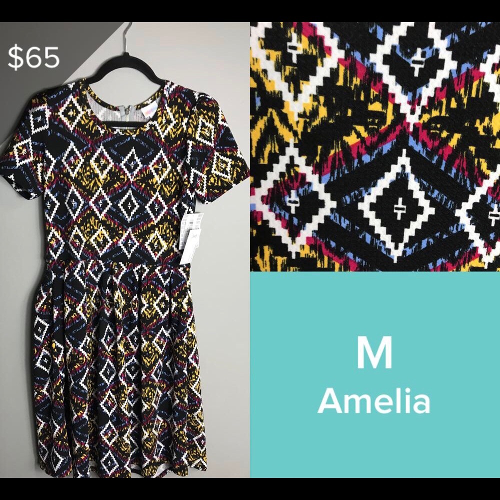 Medium Aztec print LuLaRoe Amelia